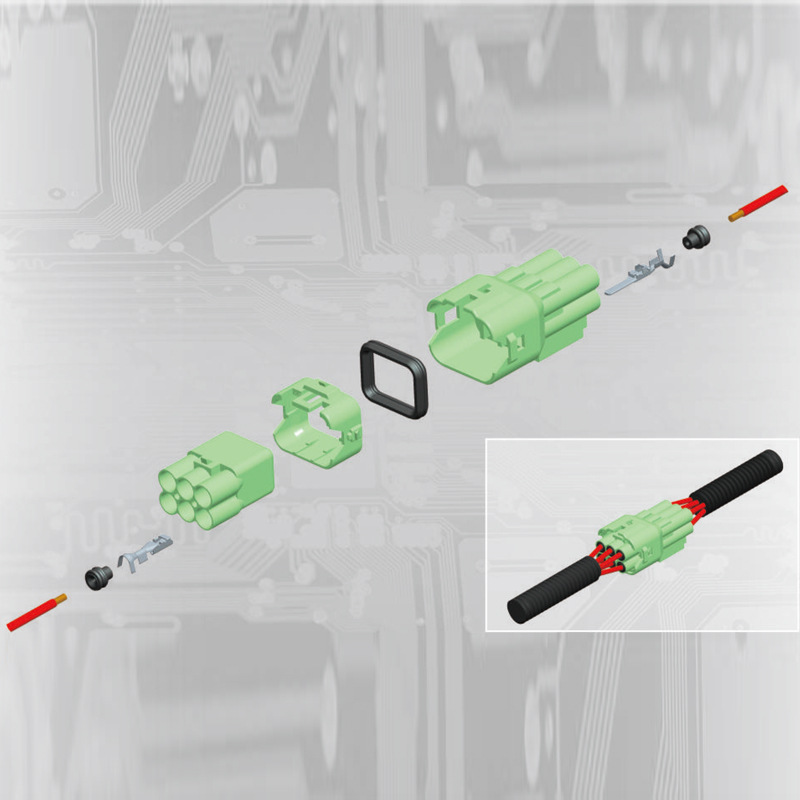KST汽车端子 胶壳090(2.3) SMT HM Series 1201A0007/3102A0097