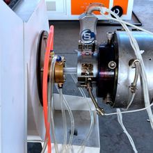 小口径PE管材生产线 塑料波纹管生产线 青岛世创波纹机械