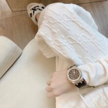 字母压花针织阔腿裤女2025冬季新款加厚高腰宽松垂感拖地运动长裤