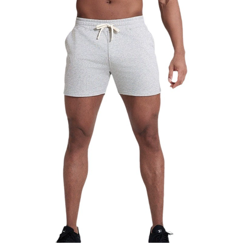 Трансграничные фитнес-шорты Мужская летняя тренировка по бегу Американские приседания Трекеры Мужские эластичные повседневные спортивные штаны прилив