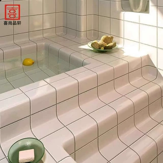 美弧砖 卫生间墙砖洗手台阴阳角线厨房灶台转角餐饮店铺吧台瓷砖