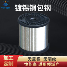 现货售发电镀铜包钢包覆铜包钢多规格铜包钢绞线电线电缆厂家批发