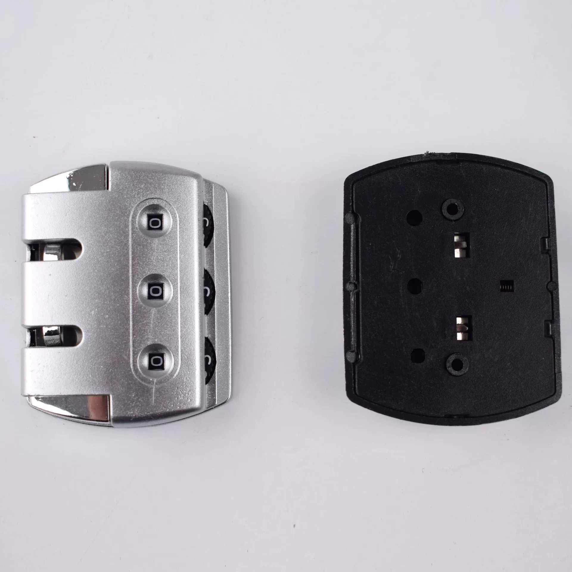 Export-only luggage lock fixed lock accessory password lock ABS plastic three-digit password lock dual-opening fixed lock