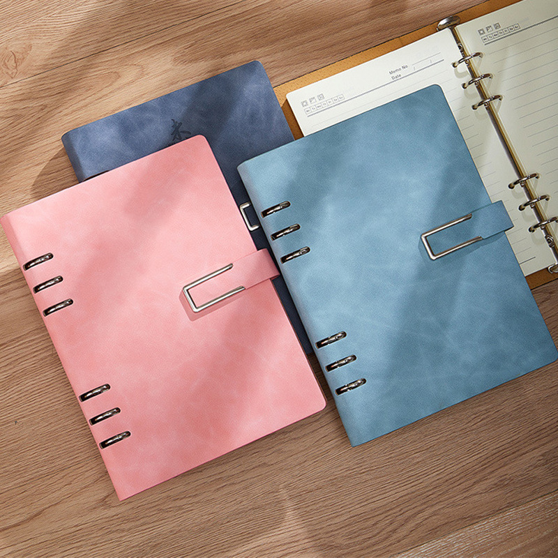 a5 loose-leaf notebook wholesale 2022 new business office work exquisite advanced simple b5 loose-leaf notebook