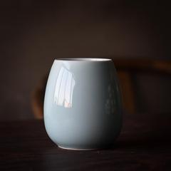 毛筆筒龍泉青瓷創意文具圓形陶瓷復古筆筒圓珠筆鉛筆多功能辦公