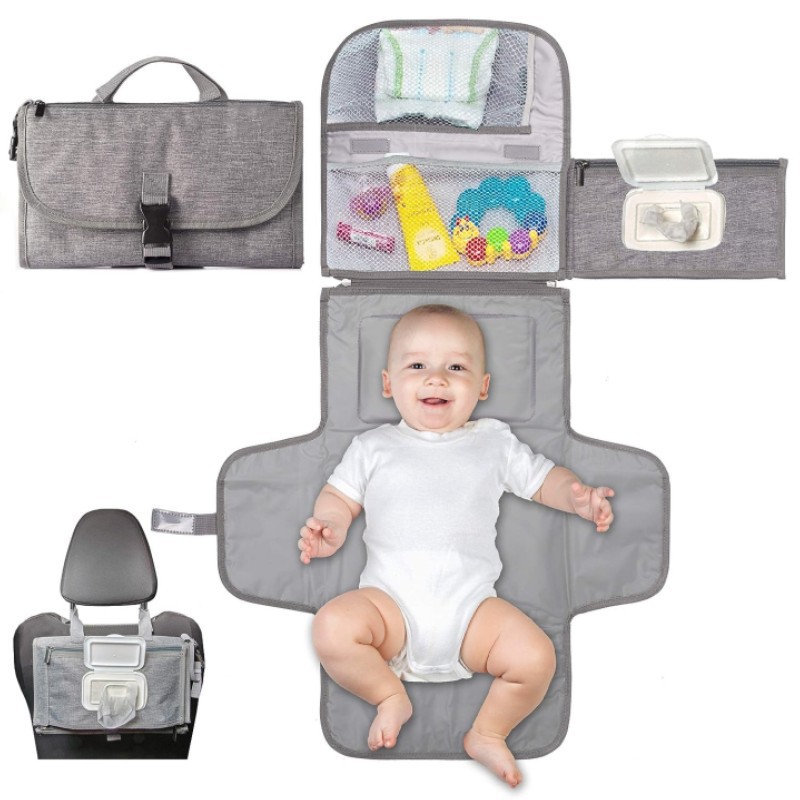 Amazon Hot Selling Baby Diaper Pad Mummy Bag Portable Waterproof Baby Diaper Changing Pad Diaper