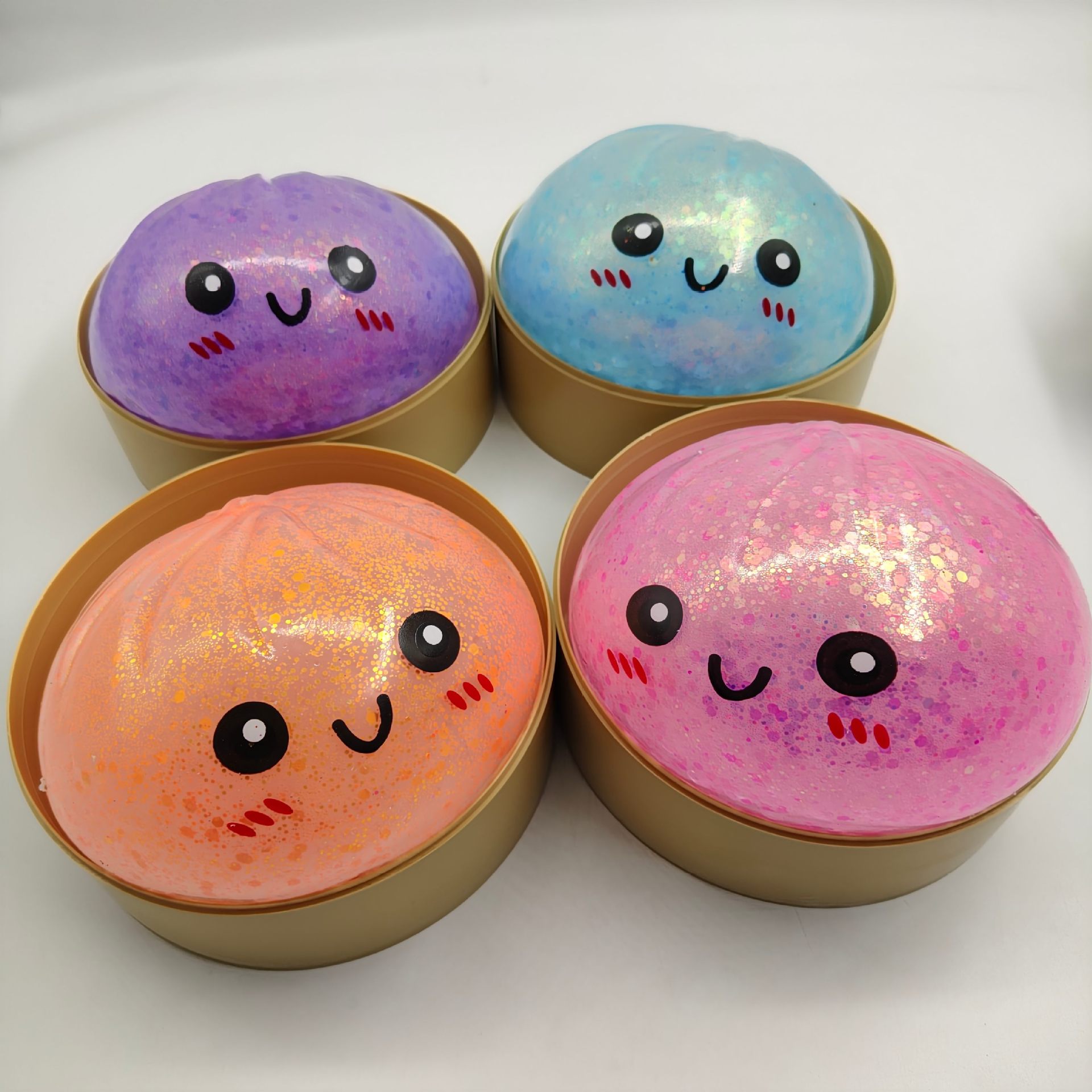 Bollos de bolos de pop transfronterizos, pellizco de pellizco, descompresión de bolos de simulación suaves, forma de bolos de imitación encantadora, interesante, no pegajoso, alivio de la aburrimiento. image 39