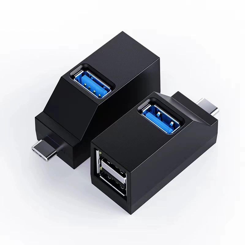 USB3.0 хаб на три порта, прямое подключение, мини-портативный экспандер, USB 2.0 расширитель