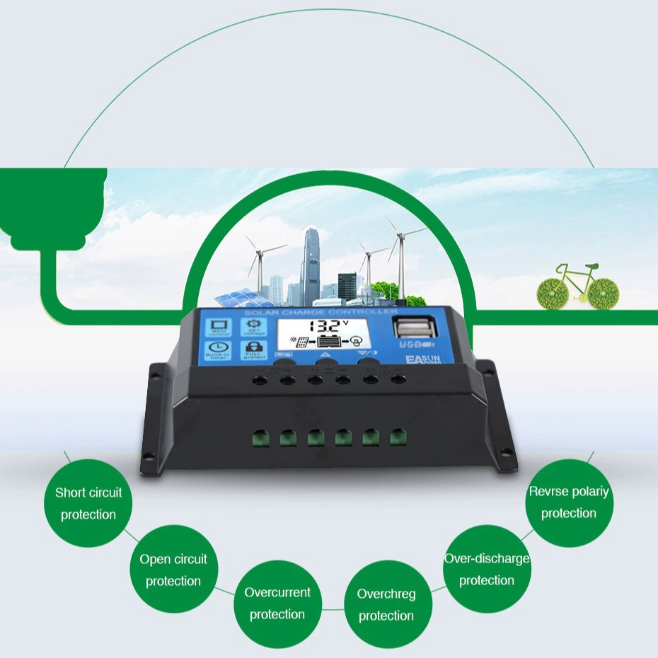 Controller solar-powered, 12v, 220v, 75W