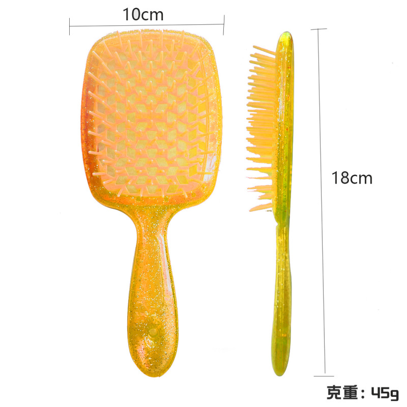 网格梳镂空按摩梳子干湿两用美发蜂窝梳顺发家用干湿两用美发梳|undefined