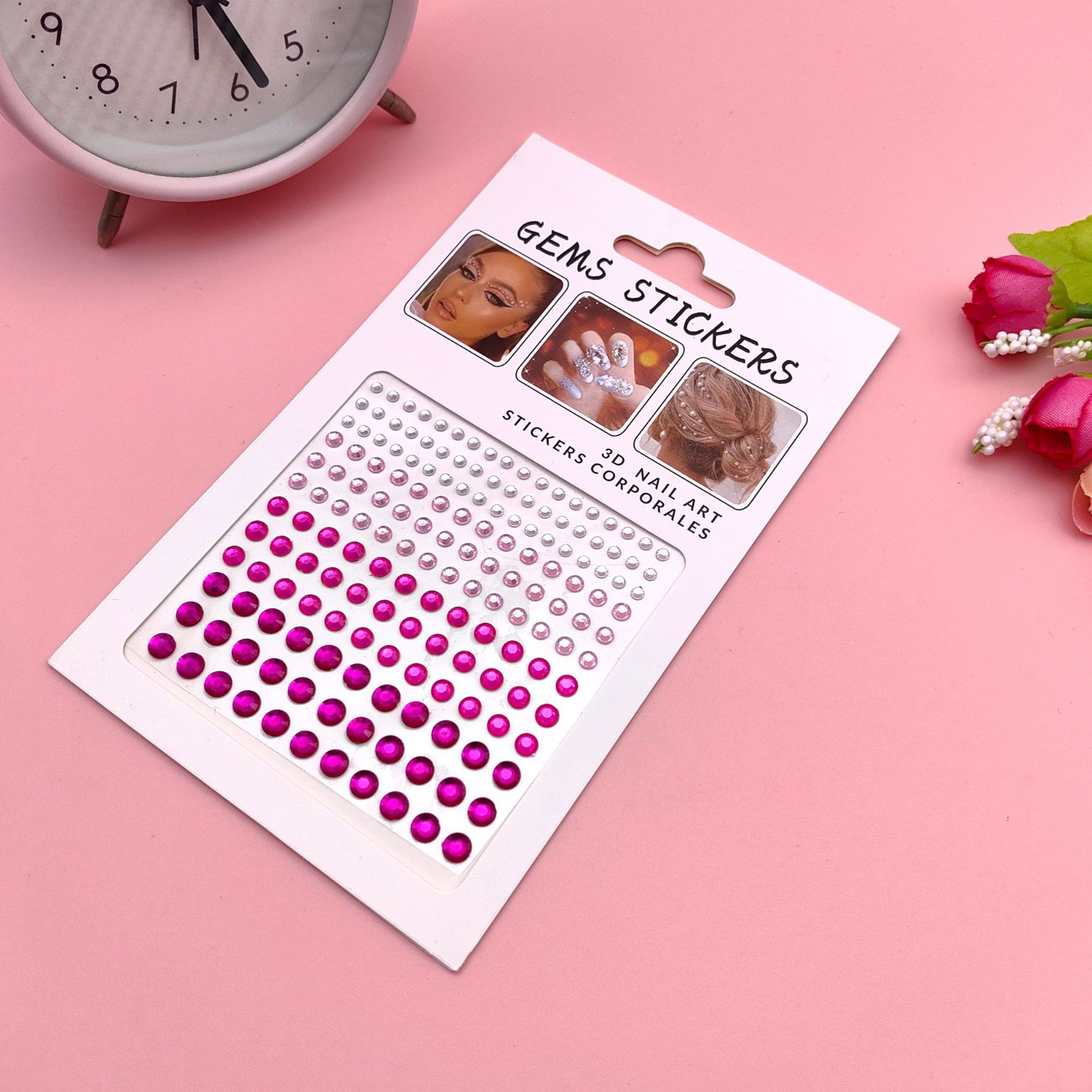 Pegatinas de diamantes para maquillaje de ojos, perlas faciales, pegatinas infantiles para escenario, diamantes de imitación para esquina de ojos y cara, pegatinas para la frente, decoración de uñas.