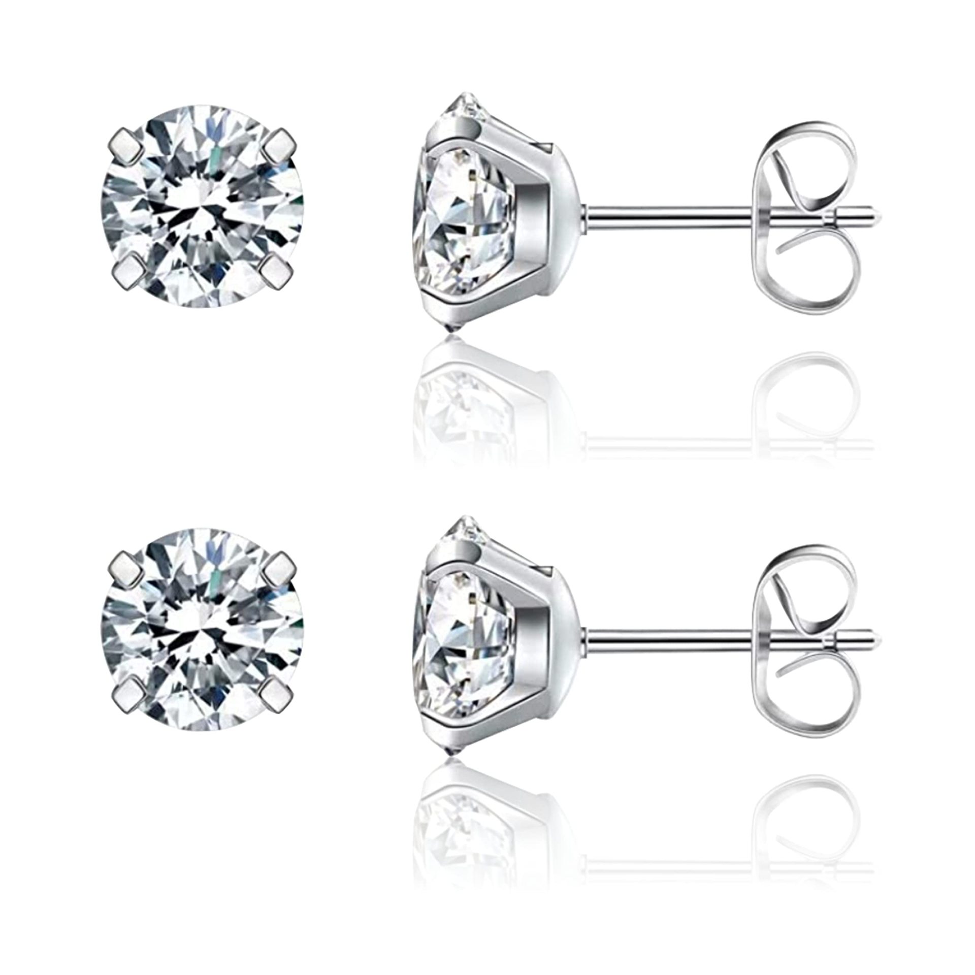 Pointed titanium steel lip stud product view