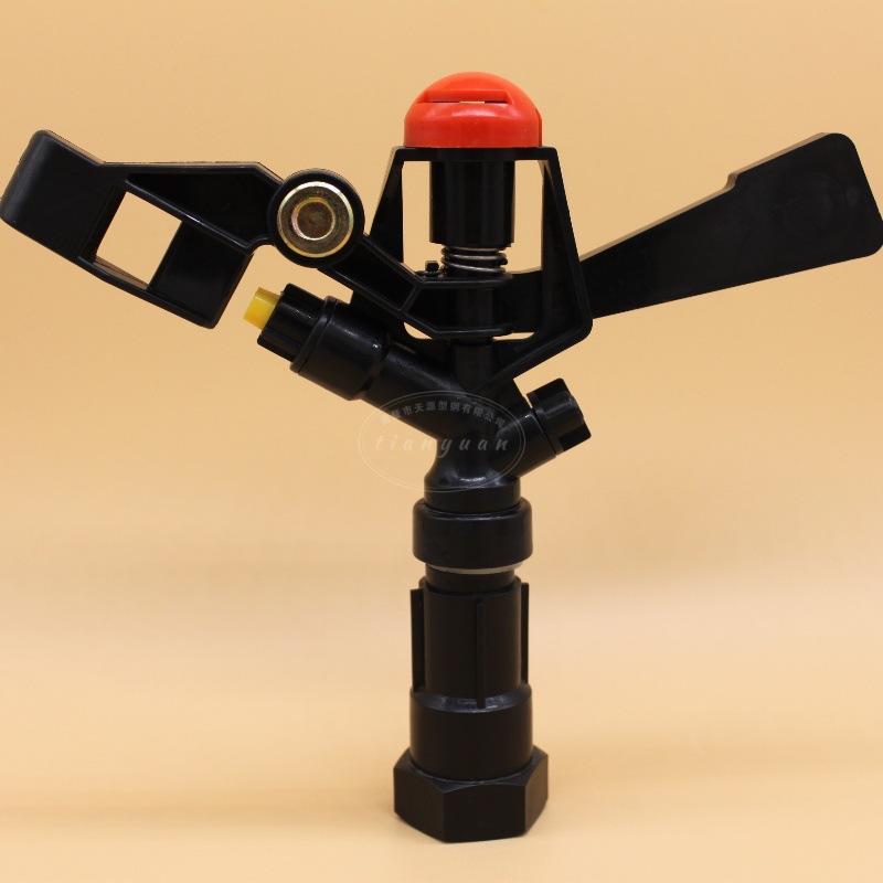 供应塑料大田喷头360度旋转 6分农业大田灌溉喷头 全圆摇臂喷头