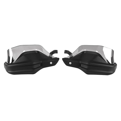Suitable for Bmw R1200Gs R1250Gs Adv S1000Xr Modified Handlebar Handguards with Heightening Wind Shield (Motorcycle front windshield) - black-hand-guard-extended-guard-plate-grey