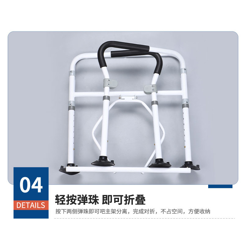 Fábrica en stock ancianos inodoro silla móvil inodoro taburete hogar inodoro silla plegable de acero inoxidable mujeres embarazadas Silla de baño