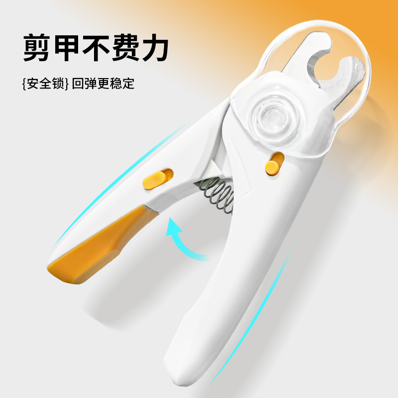 Pet cortaúñas amoladora de uñas caja especial LDE anti-Splash de acero inoxidable para mascotas cortaúñas suministros para mascotas