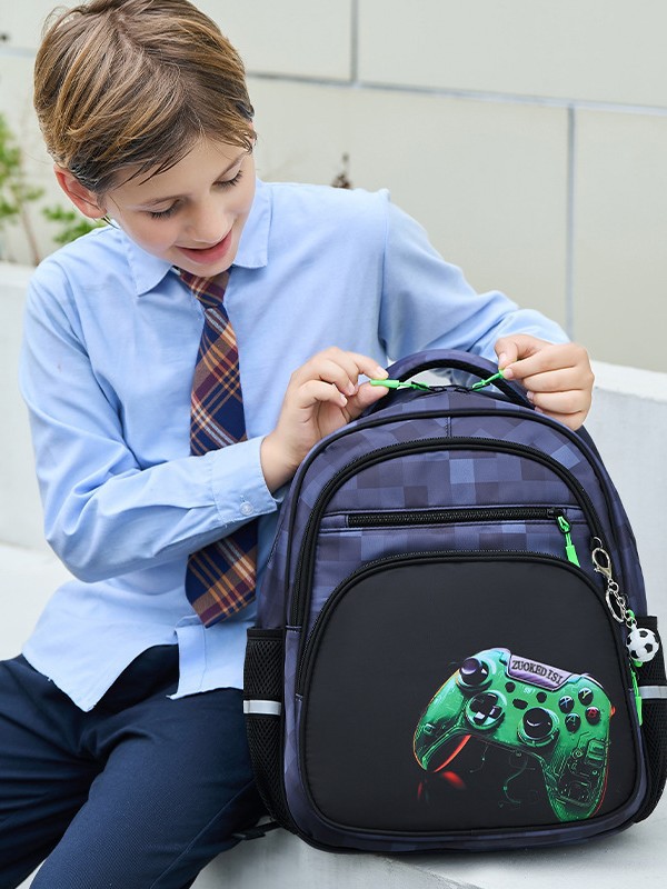 1~5年生向けの軽量で脊椎に優しい、多機能なクロスボーダー新型子供用ランドセル(リュックサック)