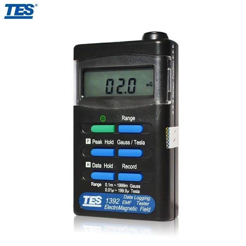 台湾泰仕TES-1392电磁场测试仪电磁辐射检测仪高斯计 工业/家用