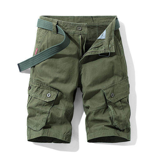 Men's Summer New Fashion Retro Light Luxury Multi-Pocket Work Shorts Cross-border Exclusive Amazon 95554