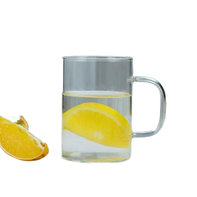 High Temperature and Cold Resistant Borosilicate Glass Household Milk Water Cup Living Room Drinking Water Juice Tea Cup