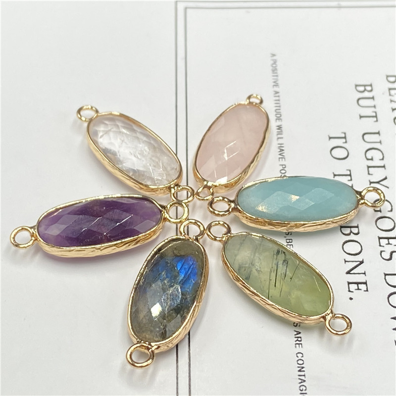 2g Weight Pendant Jewelry Making Type Pendant Necklace Classification Gem Material Multicolor Pattern Polishing Design Retro Style White, Purple Color Gem Multicolor Pendant Pendant Necklace 1