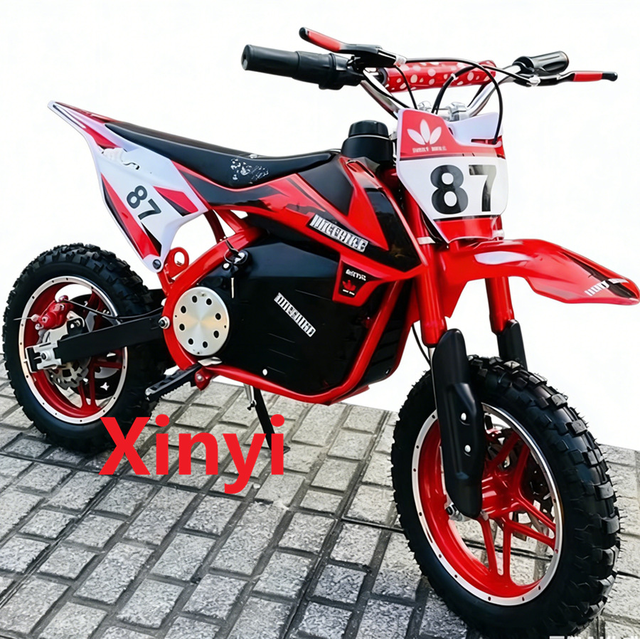 Vehículo eléctrico todoterreno para niños, motocicleta eléctrica de 36V500W, vehículo eléctrico de 2 ruedas con ruedas grandes de 10 pulgadas