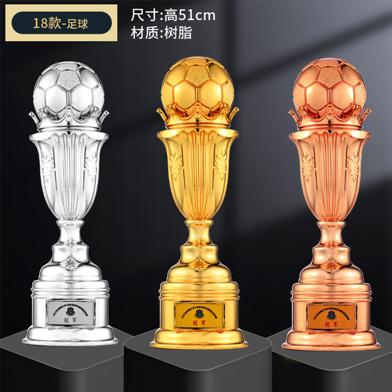 Super trofeo de baloncesto creativo campeón del torneo de fútbol Copa del Mundo recuerdos creativo trofeo