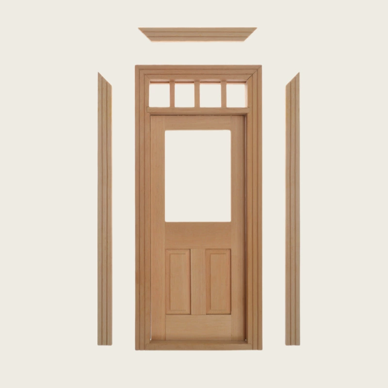 DIY кукольный дом Двери и двери игрушечные двери dollhouse 1:12