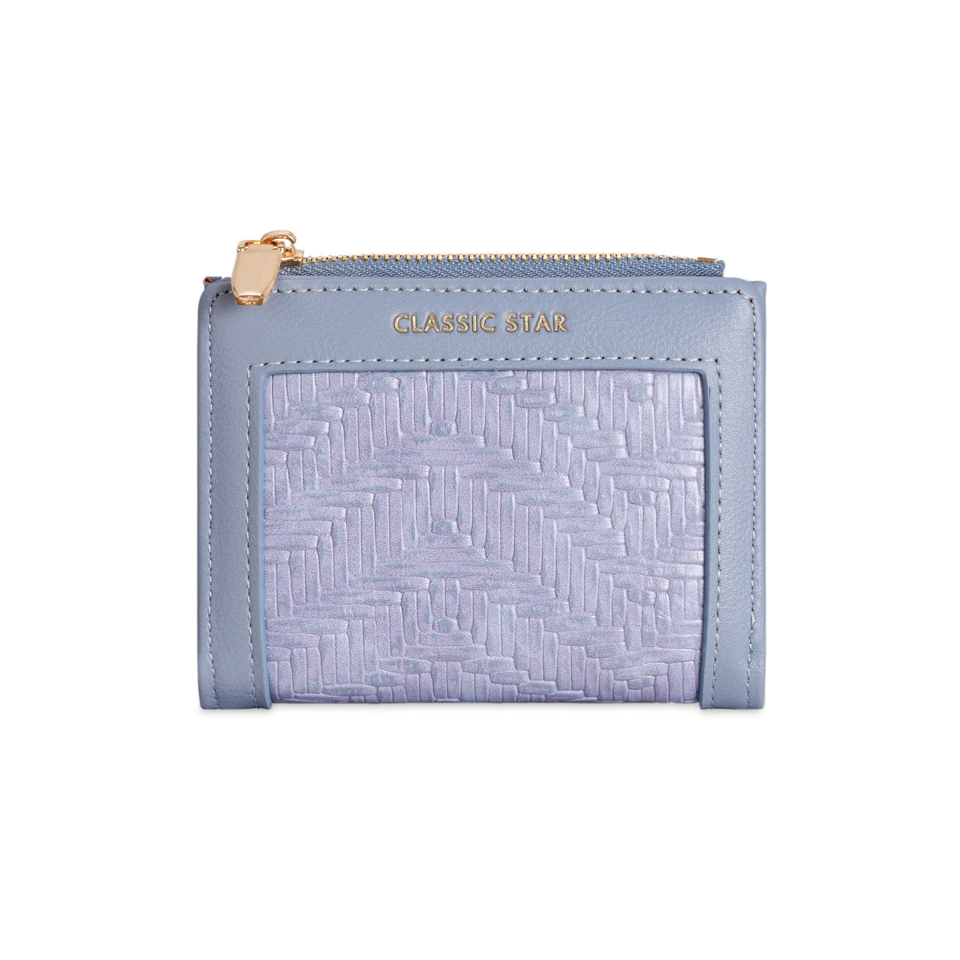 Nueva billetera de mujer nueva billetera de tejido coreana original simple moda billetera de dos plegados al por mayor image 8