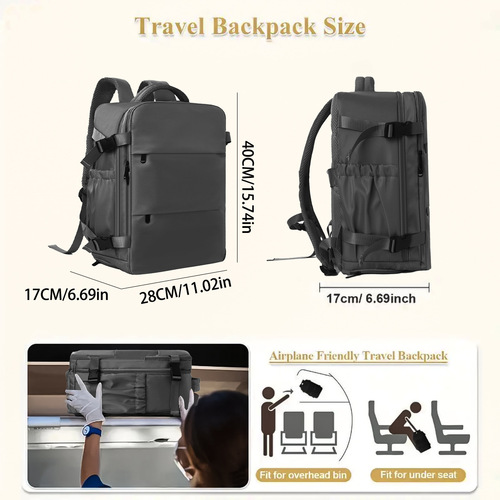 Flyhong Amazon cross-border travel backpack, large-capacity multifunctional backpack, schoolbag, travel bag, luggage