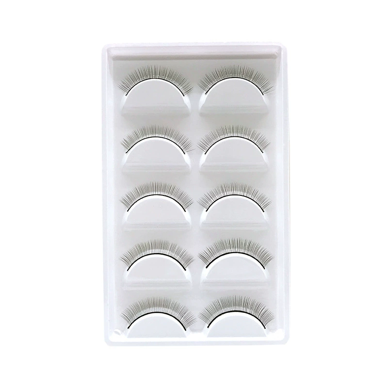 Comfortable practice, false eyelashes, 5 pair, natural makeup, (Physicals)