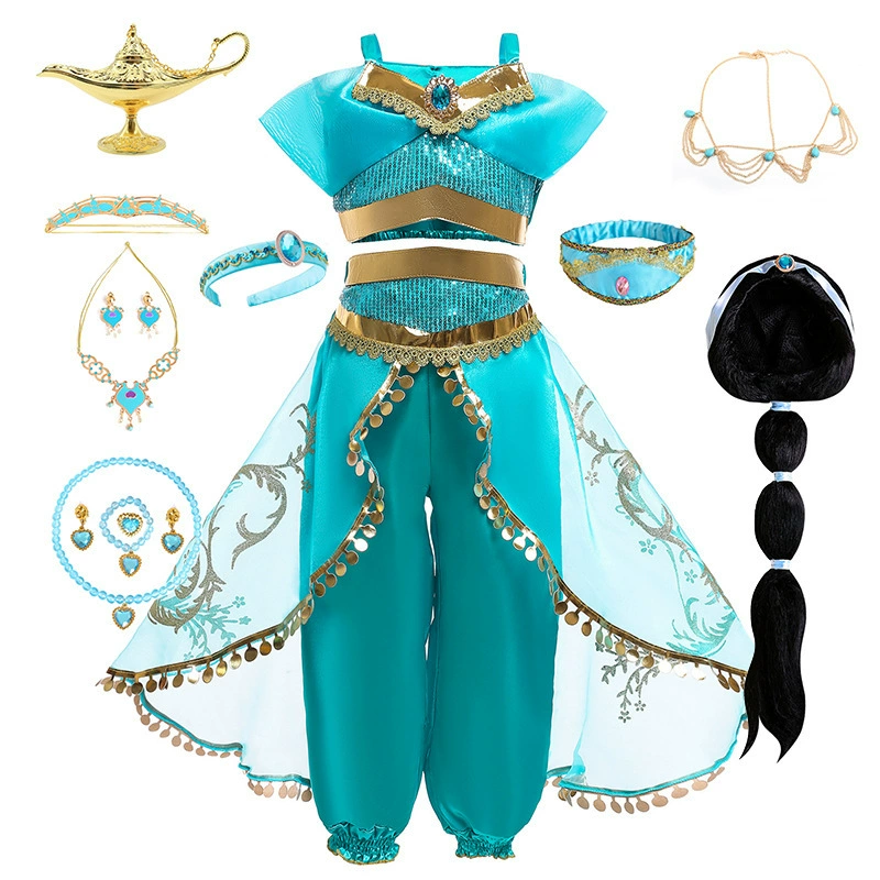 Children's set for princess, skirt, cosplay, India