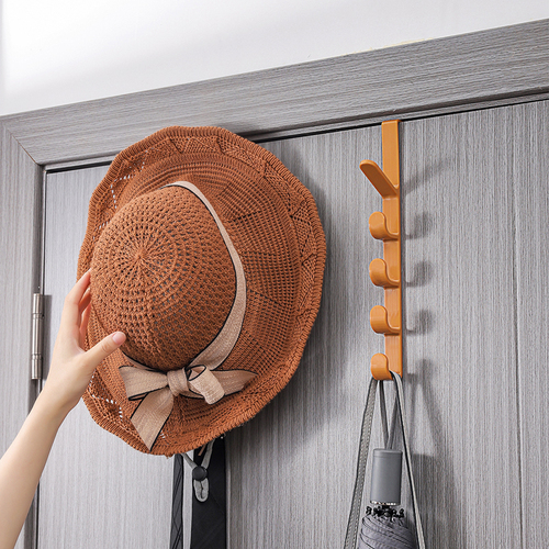 Hook behind the door, no need to punch holes, wall hanging clothes hanger artifact, door hanging rack, wall hanging, strong, traceless clothes and hats hook