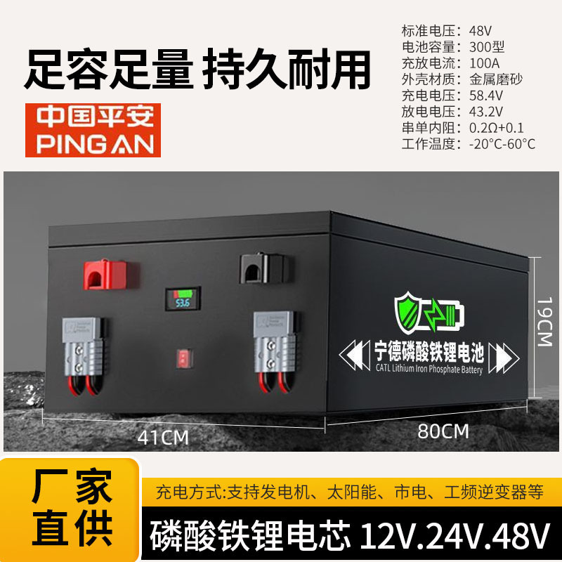 宁德房车磷酸铁锂电池1000ah大容量12v24v48驻车摆摊储能户外电源|undefined