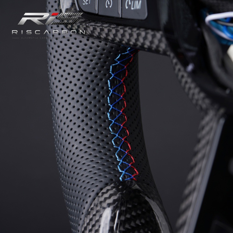 Suitable for Bmw Cs Carbon Fiber Led Heated Steering Wheel 3 Series 5 Series X3X5G20G30G05G01G22G11G02