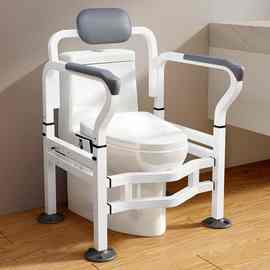 老年人用马桶扶手助力支架卫生间厕所坐便器扶手免打孔安全栏杆