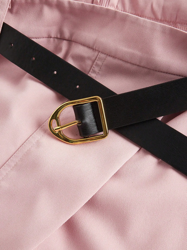 European and American Pink No-Belt Short Shorts for Spring and Summer Outings, Home, Fashion, Nostalgic Women's Shorts