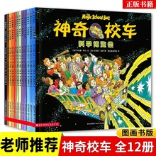 神奇校车全12册疯狂的校车非注音小学生一二三年级课外图画书