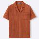 Cross-border Foreign Trade Men's Summer New Short-sleeved Cuban Collar Knitted Polo Shirt Casual Cardigan Top SY0083