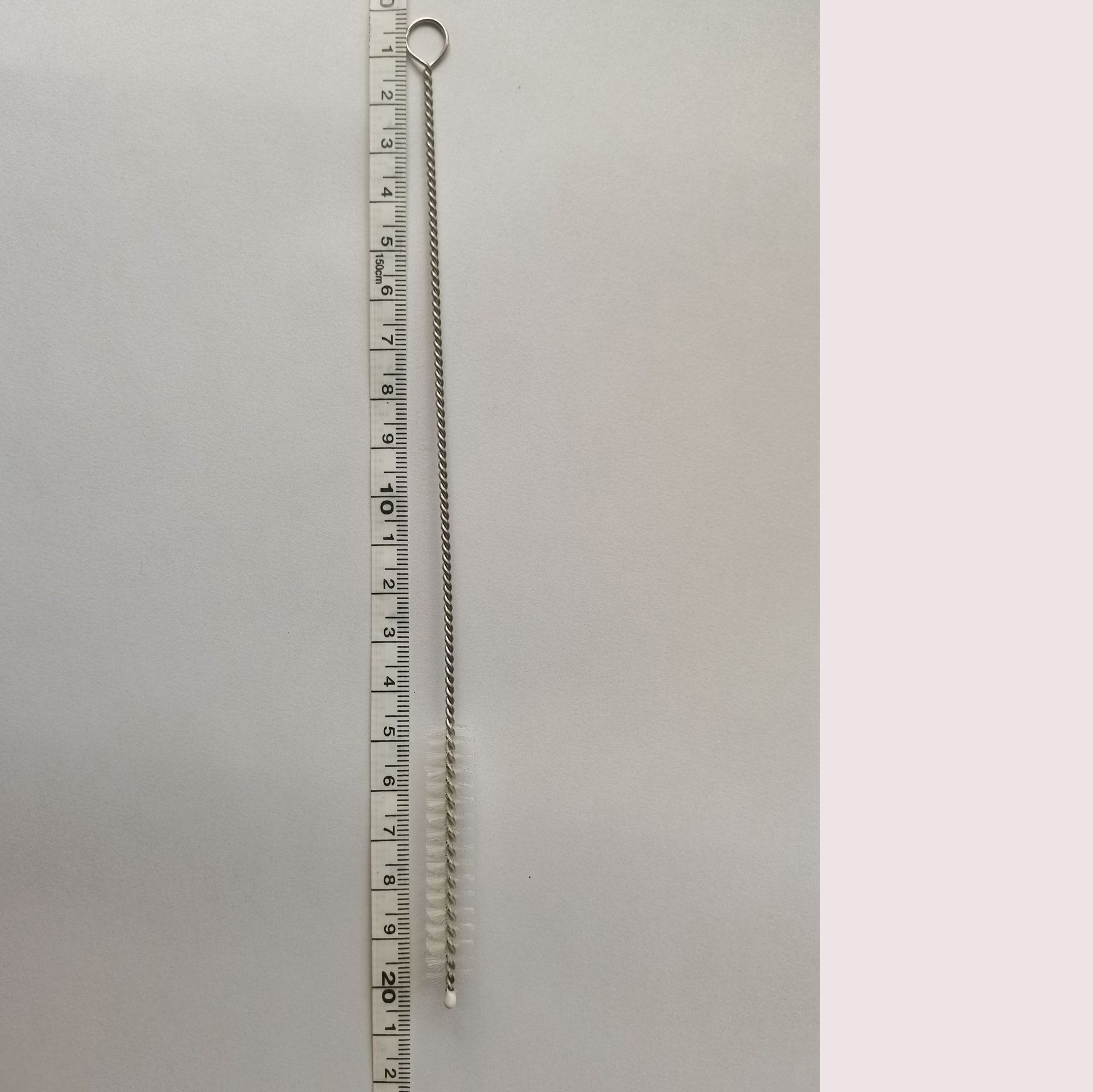 Fabricante de 175mm Delgado biberón pezón cepillo espiral de plástico suave cepillo de limpieza del cabello cepillo de paja al por mayor