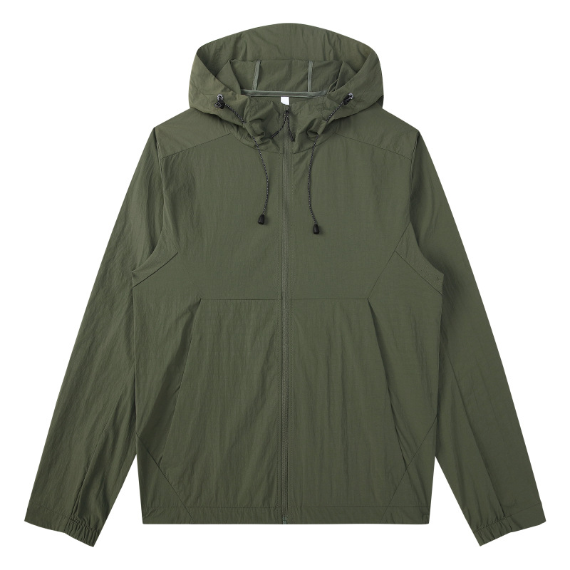 Verano suelto ciclismo pesca ropa de protección solar chaqueta protección UV seda de hielo ropa de protección solar para hombres personalización especial para exteriores