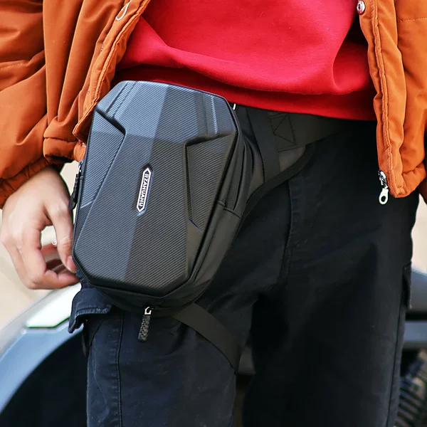 Motorcycle Leg Bag Male Knight Waist Bag Fuel Bag Riding Motorcycle Waterproof Oblique Backpack Motorcycle Travel Equipment Expandable