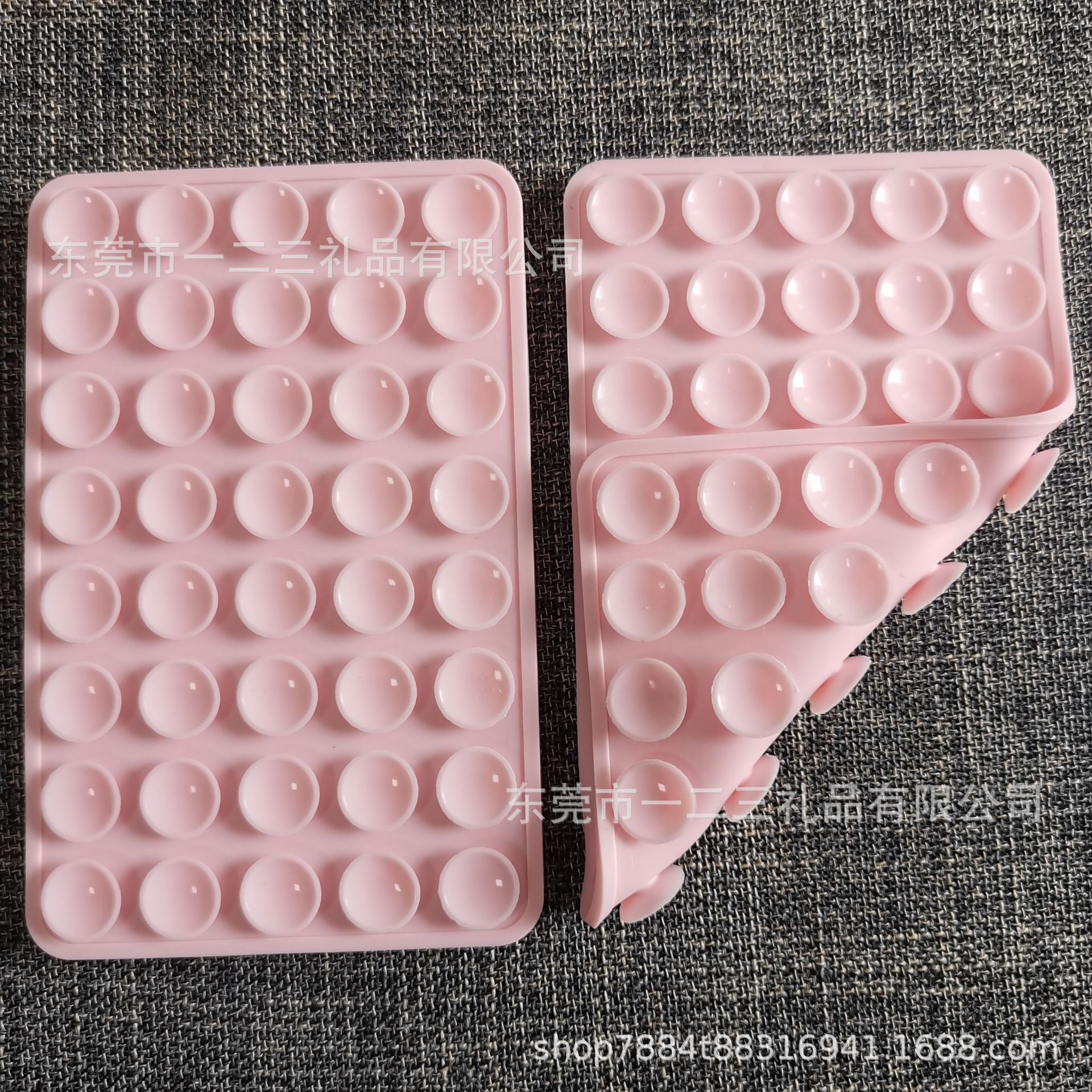 40 80 silicona ventosa de doble cara ventosa simple negro pegado antideslizante caso de teléfono móvil portátil soporte de teléfono móvil extraíble