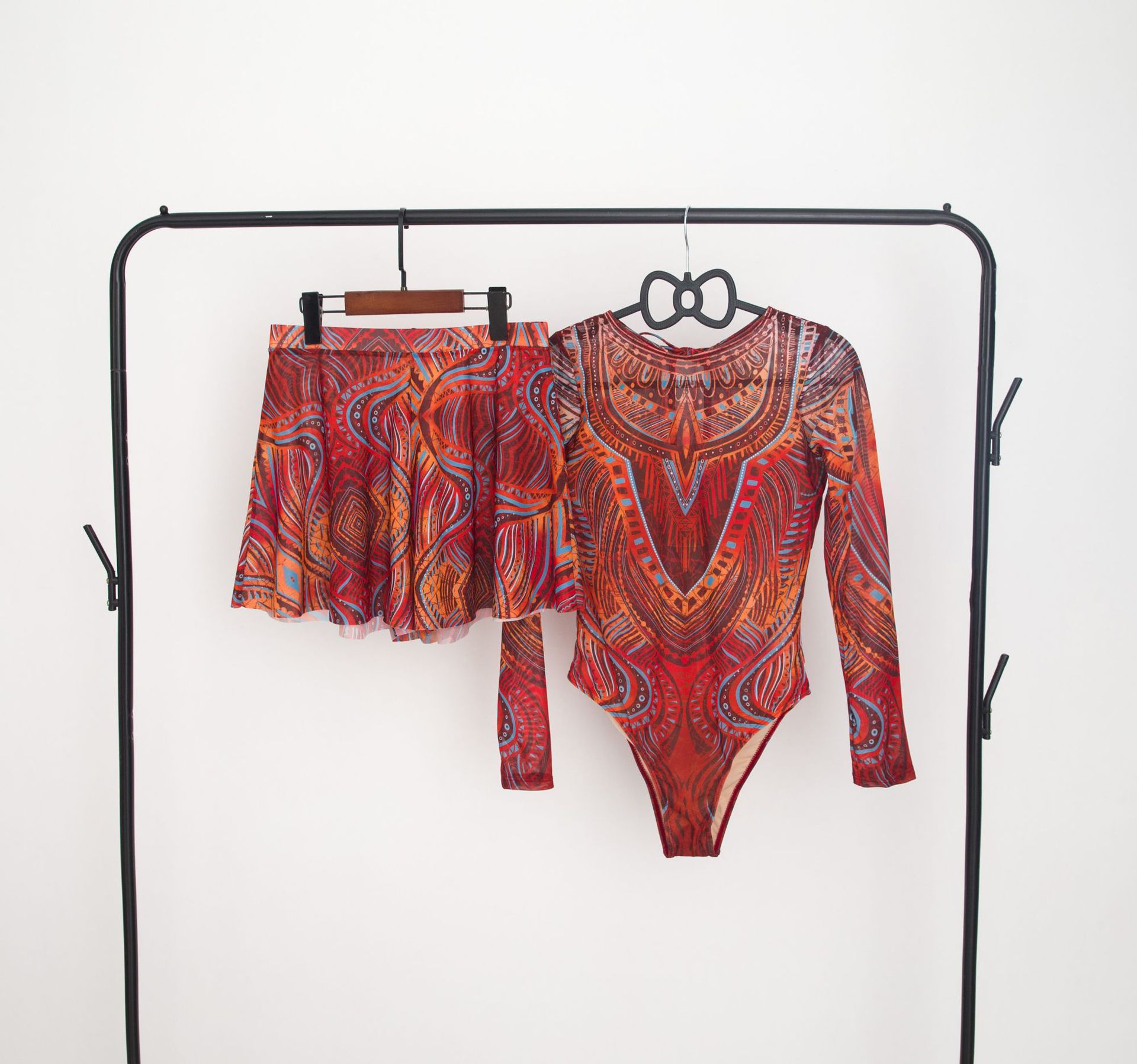 2025 Bikini transfronterizo europeo y americano de una pieza Купальник traje de baño de protección solar pantalones cortos de dos piezas image 9