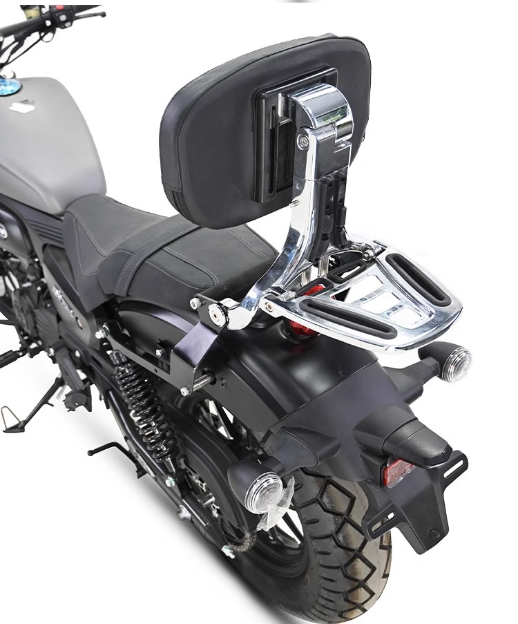 Muscle car Wolf applicable to saikelon RA250 multi-function folding backrest adjustable backrest modified tail shelf tail