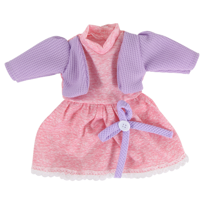Fábrica directa moda 36cm vinilo simulación muñeca ropa 14 pulgadas niños y niñas ropa transfronteriza exclusiva