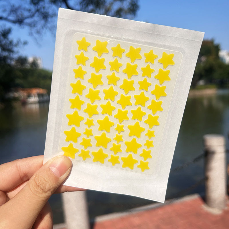 노란색 51 캡슐/개 종이 비닐 봉투