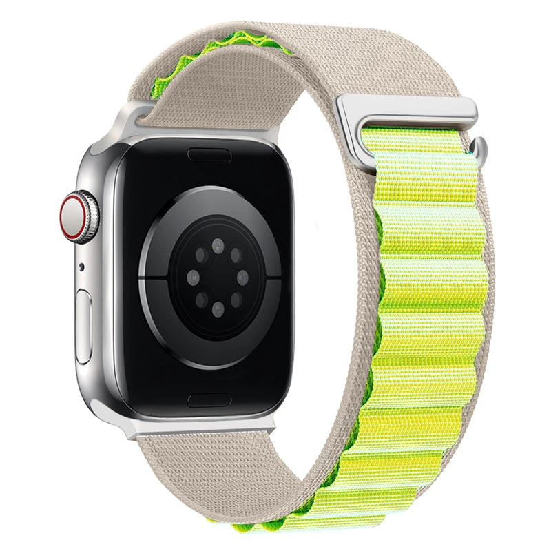 Apple, нейлоновый ремешок для часов, "Mountain cloud" чай, 49 мм