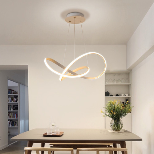 Restaurant chandelier modern minimalist creative dining room lamp led full spectrum living room lamp bedroom lamp personalized Nordic lamps