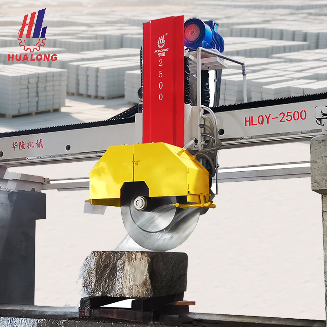 荒料石材分片切割机龙门多片组合锯大理石花岗岩锯石机石块切片机